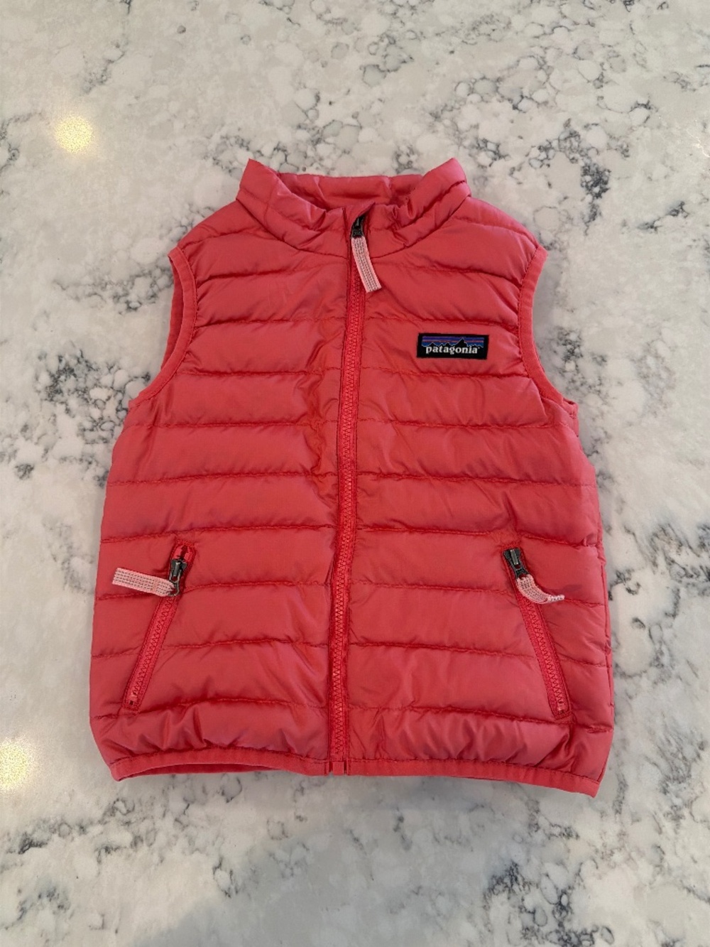Pink Coral Patagonia Down Sweater Puffer Insulated Vest